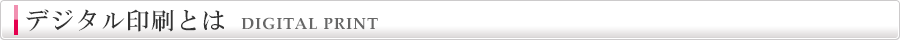 デジタル印刷とは|degital_print